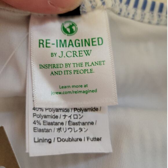 NWT J.Crew Ruched One Shoulder One Piece Swimsuit Vacation Beach Plus‎ Size 24 - Picture 10 of 11